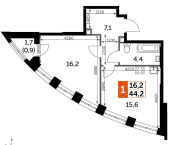 Продать Квартиры в новостройке Москва г., Шеногина ул.   2.2