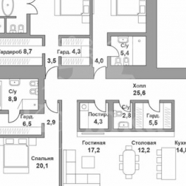 Продажа 4-комн квартиры на вторичном рынке улица Солянка,  д. 7 с1