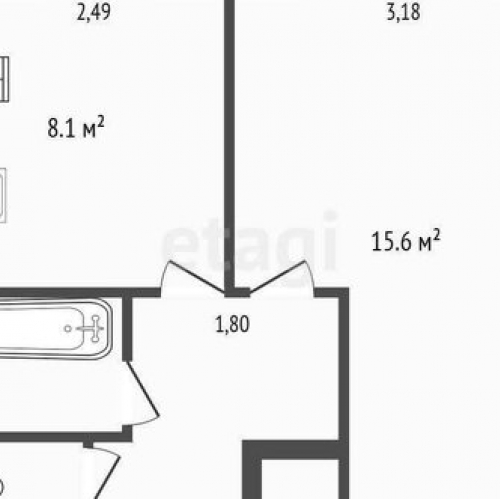 1-комн квартира Большевиков пр-кт