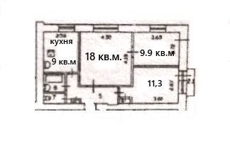 Продажа 3-комн квартиры на вторичном рынке Колпино, Павловская улица, 54к2