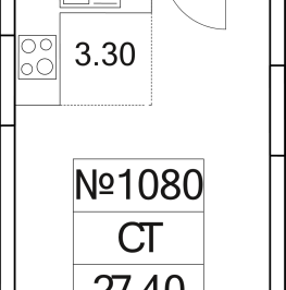 Продажа студии Люберцы г., Проектируемый проезд № 4037,  к. 22