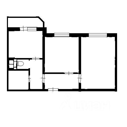 Продажа 2-комн квартиры на вторичном рынке Южный мкр, улица Курыжова, 5к1