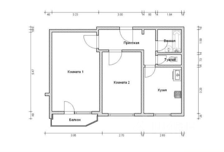 Продажа 2-комн квартиры на вторичном рынке пос. Бугры, Шоссейная улица, 32