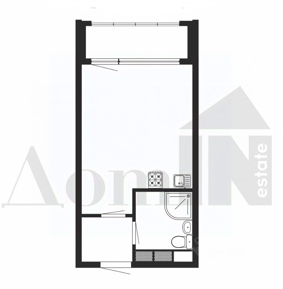 Продажа студии Мурино, улица Графская, 6к4