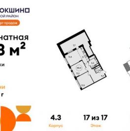 Продажа 3-комн квартиры на вторичном рынке улица Лобановский Лес,  д. 13
