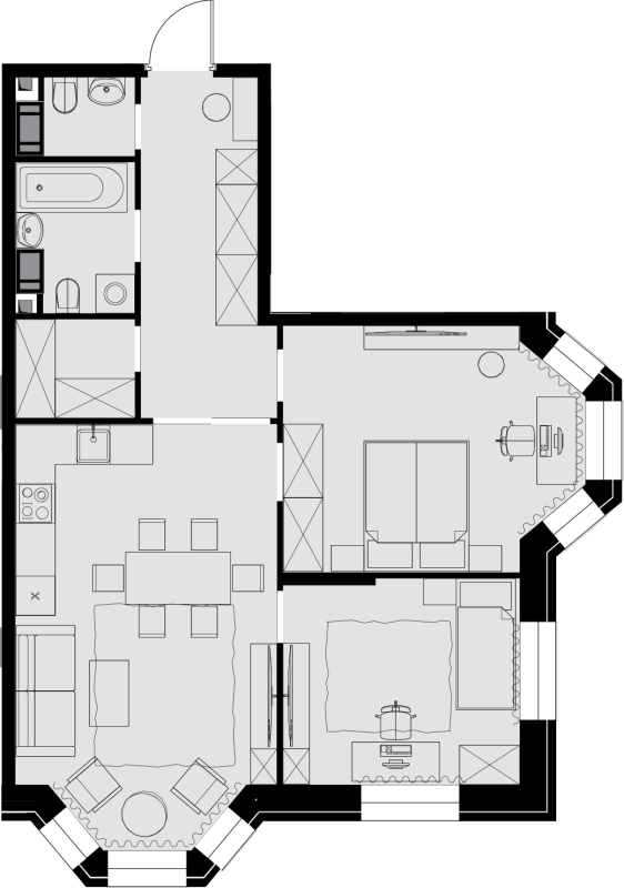 Продажа 2-комн квартиры в новостройке Москва г., Расплетина ул.,  к. 2
