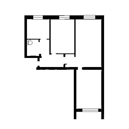 Аренда 3-комн квартиры на вторичном рынке Каширское шоссе, 110К2