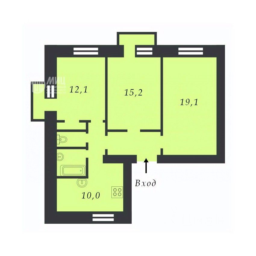 Продажа 3-комн квартиры на вторичном рынке Фрунзенская набережная, 48
