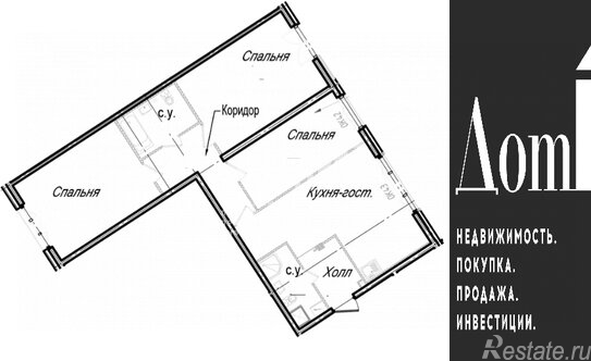 Продажа 3-комн квартиры на вторичном рынке набережная реки Карповки,  д. 27А