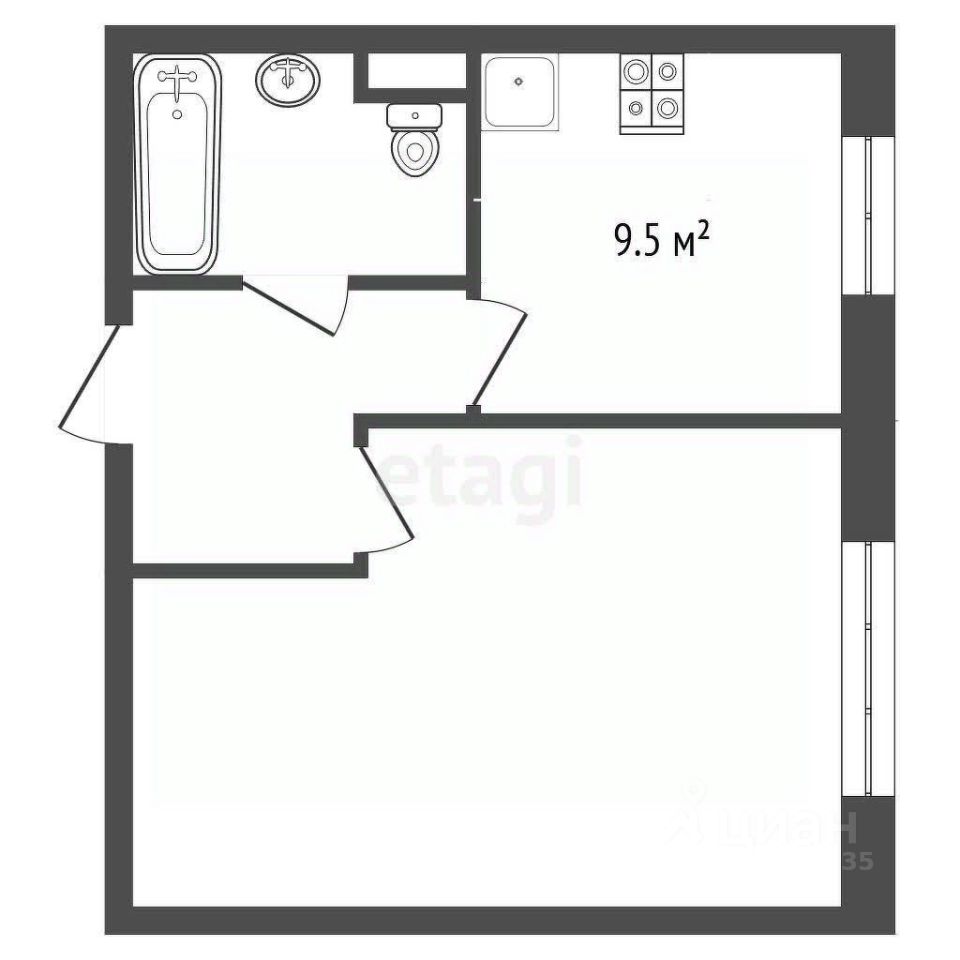 Продажа 1-комн квартиры на вторичном рынке Конаковский проезд, 6К2