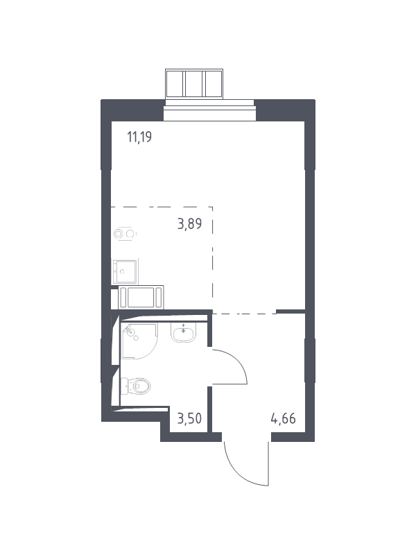 Продажа студии Алхимово д., Рязановское ш.,  к. 12