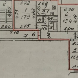 Продажа 3-комн квартиры на вторичном рынке набережная Чёрной речки,  д. 22