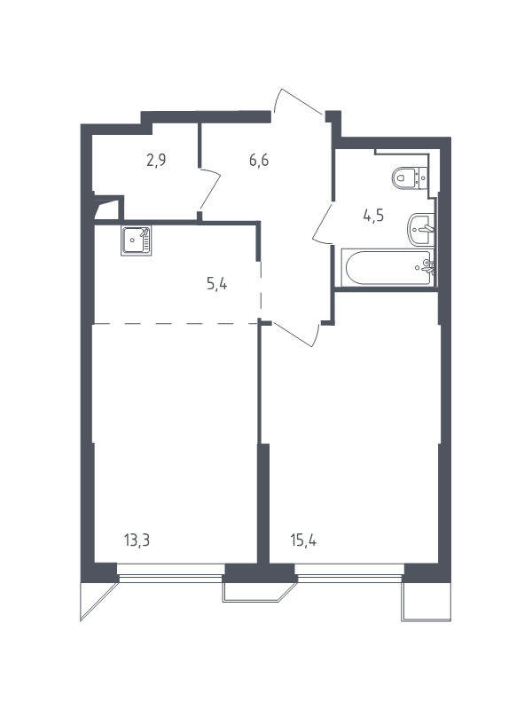 Продажа 1-комн квартиры в новостройке Раздоры д., Мякининское ш.,  к. 21
