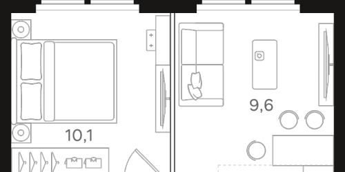 1-комн квартира Москва г., Открытое ш.,  к. 6