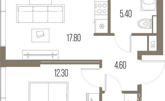 Продажа 3-комн квартиры на вторичном рынке Ленинский пр-кт,  д. 116 к1