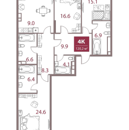Продажа 3-комн квартиры в новостройке Москва г., Раменский б-р