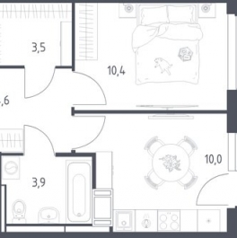 Продажа 1-комн квартиры на вторичном рынке Мытищи г, Стрелковый 1-й пер,  д. 5 к1