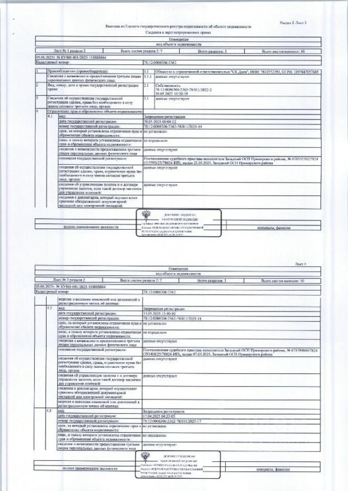 Продажа ПСН Большевиков пр-кт,  д. 22,  к. 5