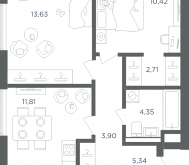 Продажа квартир в ЖК Москва г., Южнопортовая ул.,  к. 1