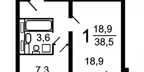 1-комн квартира улица Молодцова,  д. 9