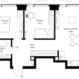Продажа 2-комн квартиры в новостройке Москва г., Вишнёвая ул., к. 6 Продажа 2-комн квартиры в новостройке Москва г., Вишнёвая ул., к. 6