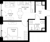Продать Квартиры в новостройке Москва г., Верейская ул.   SET.1.2