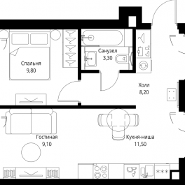 Продажа 1-комн квартиры в новостройке Москва г., Верейская ул.,  к. Indigo 3
