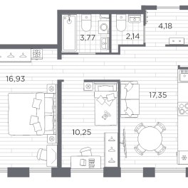 Продажа 2-комн квартиры в новостройке Санкт-Петербург г., Суздальское ш.,  к. 631