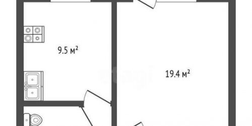 1-комн квартира ул Ставропольская,  д. 17,  к. 2