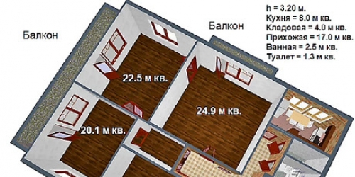 5-комн квартира ул. Зенитчиков,  д. 5