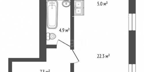 1-комн квартира Кронштадт г, Аммермана ул,  д. 46