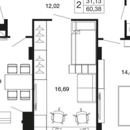 Продажа 2-комн квартиры в новостройке Апрелевка, ул Танкистов,  д. 4