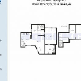 Продажа 2-комн квартиры на вторичном рынке 13-я линия,  д. 42