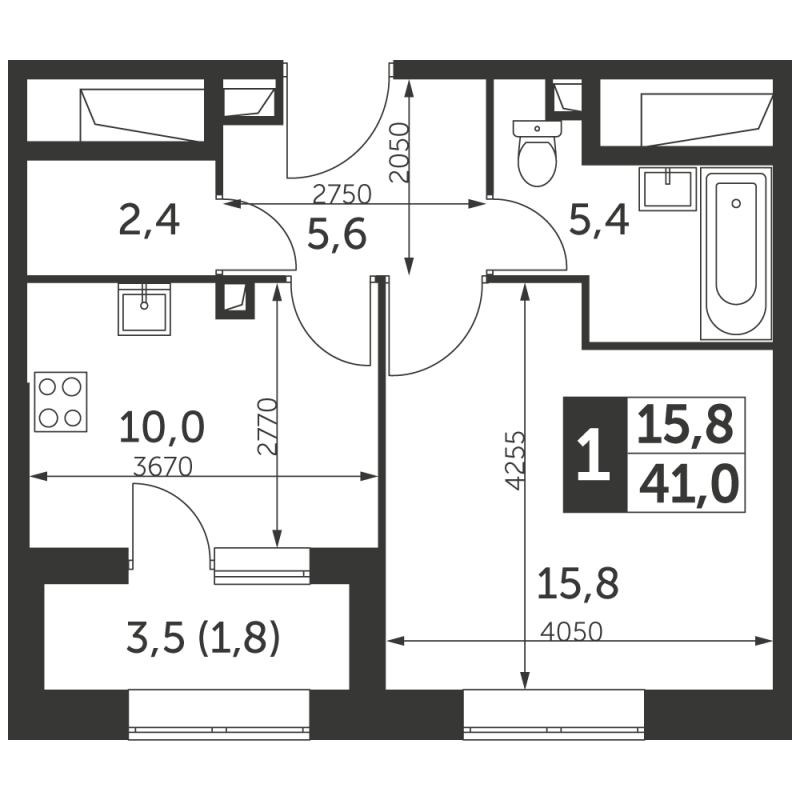 Продажа 1-комн квартиры в новостройке Москва г., Вильгельма Пика ул.,  к. 3