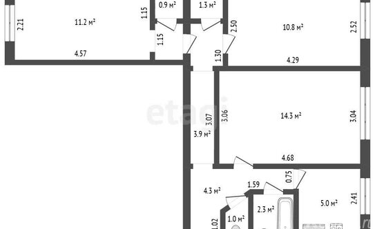 Продажа 3-комн квартиры на вторичном рынке Новоизмайловский пр-кт,  д. 42,  к. 2