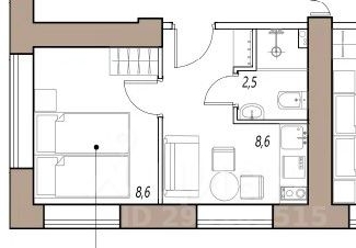 1-комн квартира Сестрорецк, проспект Тарховский, 24В