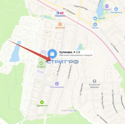 Торговое помещение Опалиха, улица Пришвина,  д. 9