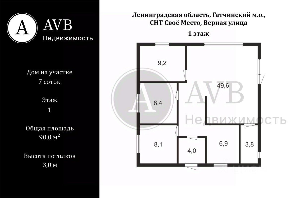 Продажа дома Свое Место СНТ, улица Верная