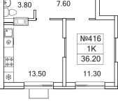 Продать Квартиры в новостройке Сапроново д., Калиновая ул.   8