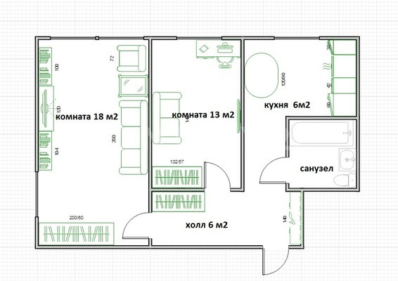 Продажа 2-комн квартиры на вторичном рынке Жуковский, Менделеева ул,  д. 6