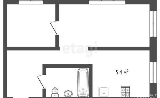 Продажа 2-комн квартиры на вторичном рынке Серпухов, Советская улица,  д. 122