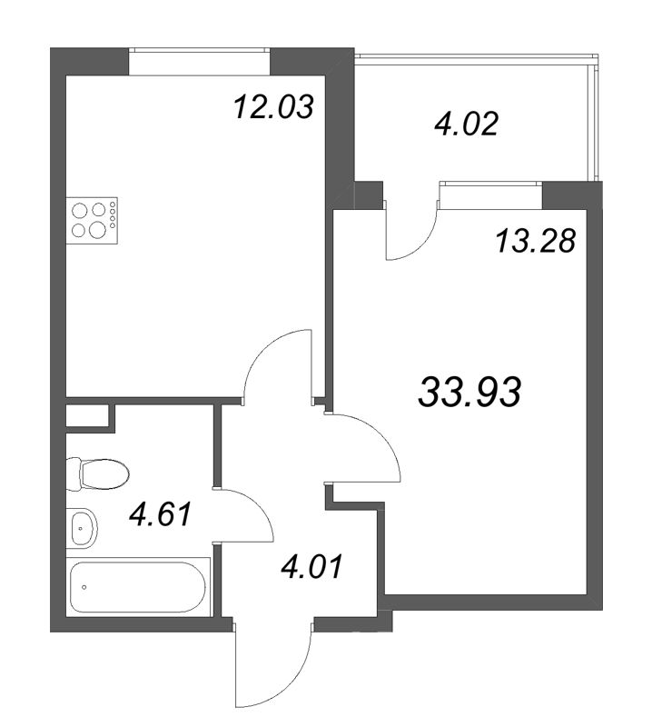Продажа 1-комн квартиры в новостройке Шушары п., Пулковское ш.,  к. 3.6