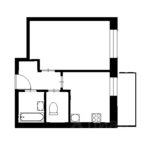 Аренда 1-комн квартиры на вторичном рынке Кудрово г., улица Столичная, 6