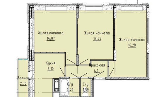 Продажа 3-комн квартиры на вторичном рынке Кремиченка, улица Горького,  д. 10