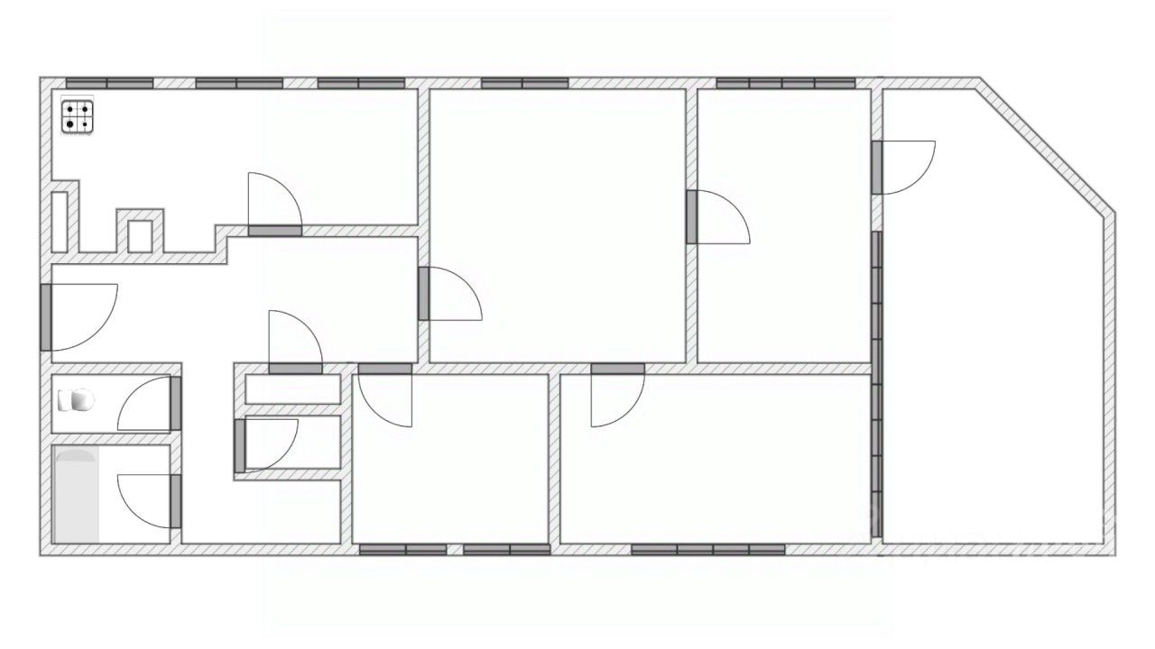 Продажа 4-комн квартиры на вторичном рынке Зеленогорск, Комсомольская улица, 6