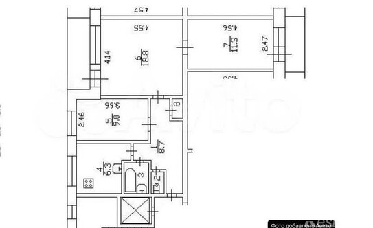 Продажа 3-комн квартиры на вторичном рынке проспект Авиаконструкторов,  д. 13