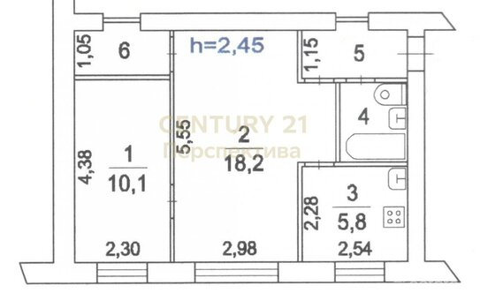 Продажа 2-комн квартиры на вторичном рынке Юбилейный, ул М.К.Тихонравова,  д. 35,  к. 1