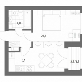 Продажа 1-комн квартиры на вторичном рынке улица Академика Константинова,  д. 1 к1 с1