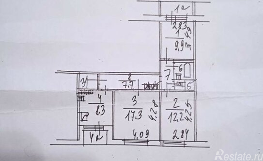 Продажа 3-комн квартиры на вторичном рынке Тихорецкий бульвар,  д. 4 к2