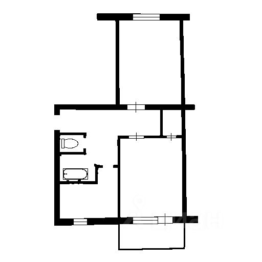 Аренда 1-комн квартиры на вторичном рынке Балашиха, улица Демин луг, 6/5